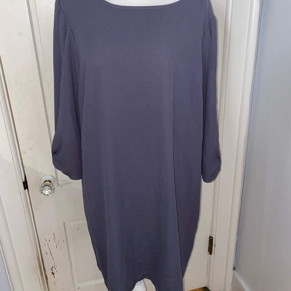 periwinkle chefon dress